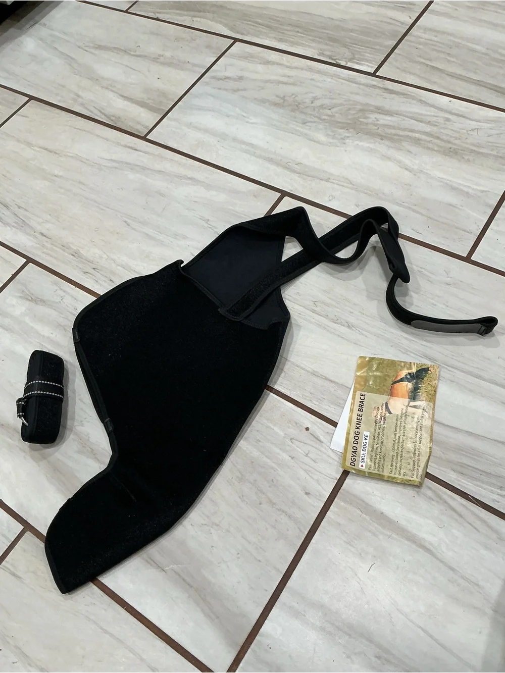 NWOB Dog Knee Brace XXL Right Leg ACL Patella Arthritis Full Wrap Hip Support.
